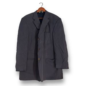 [Joseph & Feiss] Blue Silk Suit Jacket